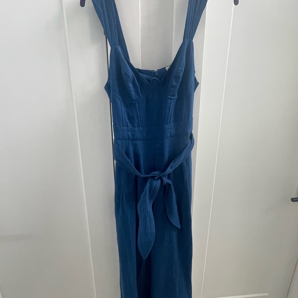 Farm Rio Blue Jumpsuit - Picture 8 of 8
